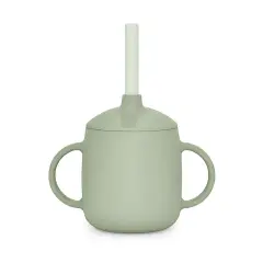 Tazza Evolutiva Per Bambini In Silicone 3 In 1 Verde Suavinex - biberon e accessori