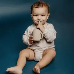 Tazza Evolutiva Per Bambini In Silicone 3 In 1 Verde Suavinex - biberon e accessori