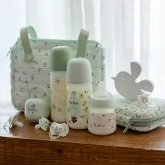 Birdies Succhietto Con Tettina In Silicone 0/6m Verde 2 Pezzi Suavinex - ciucci