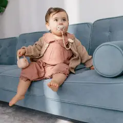 Birdies Succhietto Con Tettina In Silicone +18M Rosa 2 Pezzi Suavinex - ciucci