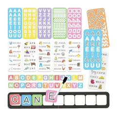 Scrittura Guidata Letterine in Gioco Prescrittura Alfabeto Headu - Associazioni e tombole