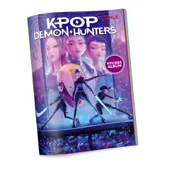 K-Pop Demon Hunters Album Sticker con Poster - collezionabili bambina