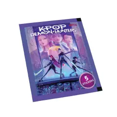 K-Pop Demon Hunters Album Sticker con Poster - collezionabili bambina