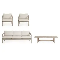 Salotto Kalimera Timber Set 4 Pezzi Outdoor Bizzotto - set e salotti