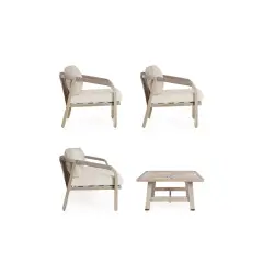 Salotto Kalimera Timber Set 4 Pezzi Outdoor Bizzotto - set e salotti