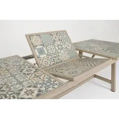 Set Tavolo Kalimera Timber Allungabile + 6 Poltrone Bizzotto - tavoli, sedie e poltroncine