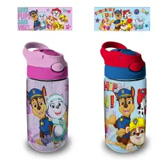 Paw Patrol  Borraccia Con Cannuccia 480ml - regalo e gadget valigeria