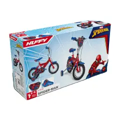 Bicicletta Bambino 12" Spiderman Con Rotelle - biciclette bambini