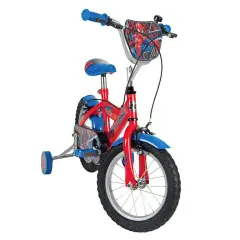 Bicicletta Bambino 14" Spiderman Con Rotelle - biciclette bambini