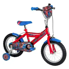 Bicicletta Bambino 14" Spiderman Con Rotelle - biciclette bambini