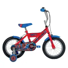 Bicicletta Bambino 14" Spiderman Con Rotelle - biciclette bambini