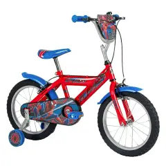 Bicicletta Bambino 16" Spiderman Con Rotelle - biciclette bambini