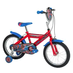 Bicicletta Bambino 16" Spiderman Con Rotelle - biciclette bambini