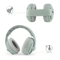 Cuffie Antirumore Per Bambini Verde - Primi giochi