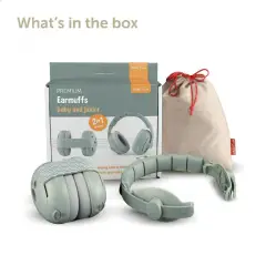 Cuffie Antirumore Per Bambini Verde - Primi giochi