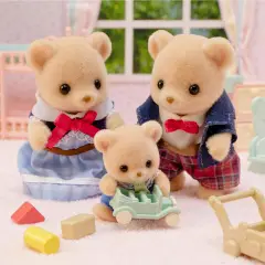 Sylvanian Families Famiglia Orso Biscotto - collezionabili bambina