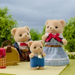 Sylvanian Families Famiglia Orso Biscotto - collezionabili bambina