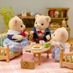 Sylvanian Families Famiglia Orso Biscotto - collezionabili bambina