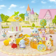 Sylvanian Families Chiosco Di Succhi Papà Uccelli Agrumi - collezionabili bambina