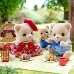 Sylvanian Families Delizioso Picnic Fratelli Orso Biscotto - collezionabili bambina