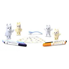 Washimals Pets - Set Con Adesivi Lavabili Bluey - creatività
