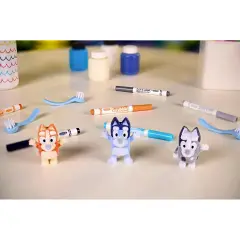 Washimals Pets - Set Con Adesivi Lavabili Bluey - creatività