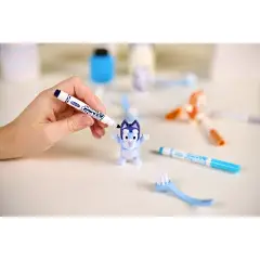 Washimals Pets - Set Con Adesivi Lavabili Bluey - creatività