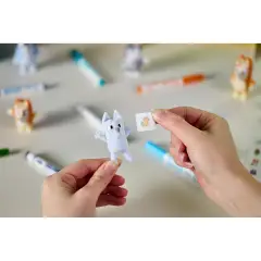 Washimals Pets - Set Con Adesivi Lavabili Bluey - creatività