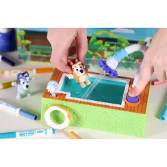 Washimals Pets - Set Attività In Piscina 5 Cuccioli Bluey - creatività