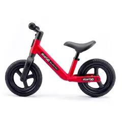 Bicicletta Balance Bike StarGo con Sellino Regolabile, Ruote 25 cm, Rossa - Tricicli e primi passi