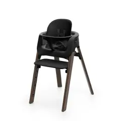 Seggiolone Stokke Steps Sedia Evolutiva Bambino - Nero/marrone Scuro - seggioloni