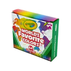 World's Favorite Colors Crayola Pastelli A Cera 64 Pezzi - Pastelli a cera