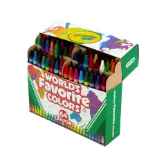 World's Favorite Colors Crayola Pastelli A Cera 64 Pezzi - Pastelli a cera
