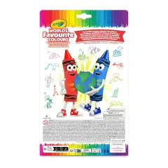 World's Favorite Colors Pennarelli Superpunta Lavabili 50 pz - Pastelli a cera