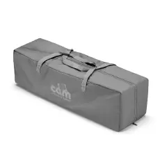 Qbox Di Cam Lettino Da Campeggio Beige Con Tappeto 96x96x105h - box