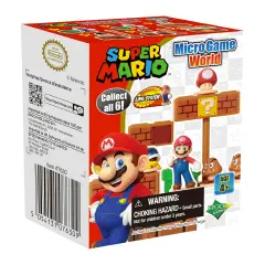 Super Mario Micro Game World Gioco Collezionabile A Sorpresa - action figures ed accessori