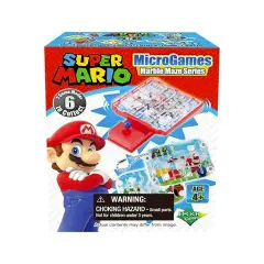 Super Mario Micro Games Marble Maze Gioco Collezionabile A Sorpresa - action figures ed accessori