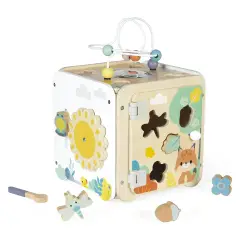 Janod Grande Cubo Multiattività In Legno - Primi giochi