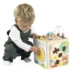 Janod Grande Cubo Multiattività In Legno - Primi giochi