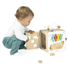 Janod Grande Cubo Multiattività In Legno - Primi giochi