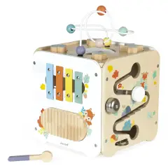 Janod Grande Cubo Multiattività In Legno - Primi giochi