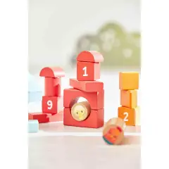 Barile In Legno Forme Educative Tema Fattoria 56 Pezzi - Primi giochi