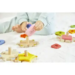 Tartarughe Impilabili In Legno Gioco Educativo - Primi giochi