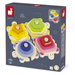 Tartarughe Impilabili In Legno Gioco Educativo - Primi giochi