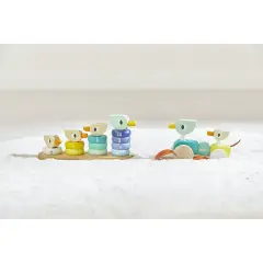 Famiglia Papera In Legno Con Numeri Impilabili - Primi giochi