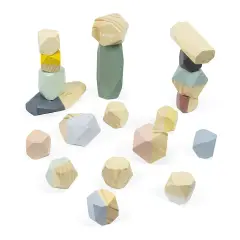 Pietre Impilabili In Legno Gioco Educativo Prima Infanzia - Primi giochi