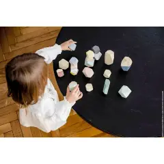 Pietre Impilabili In Legno Gioco Educativo Prima Infanzia - Primi giochi