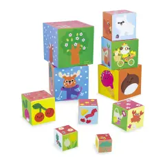 Janod - Piramide Quadrata 4 Stagioni Gioco Educativo - Primi giochi