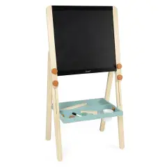 Janod - Lavagna Scolastica In Legno Doppia Faccia Educativa - Primi giochi