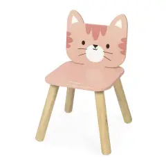 Janod -  La Mia Prima Sedia Per Bambini In Legno Gattino - Primi giochi